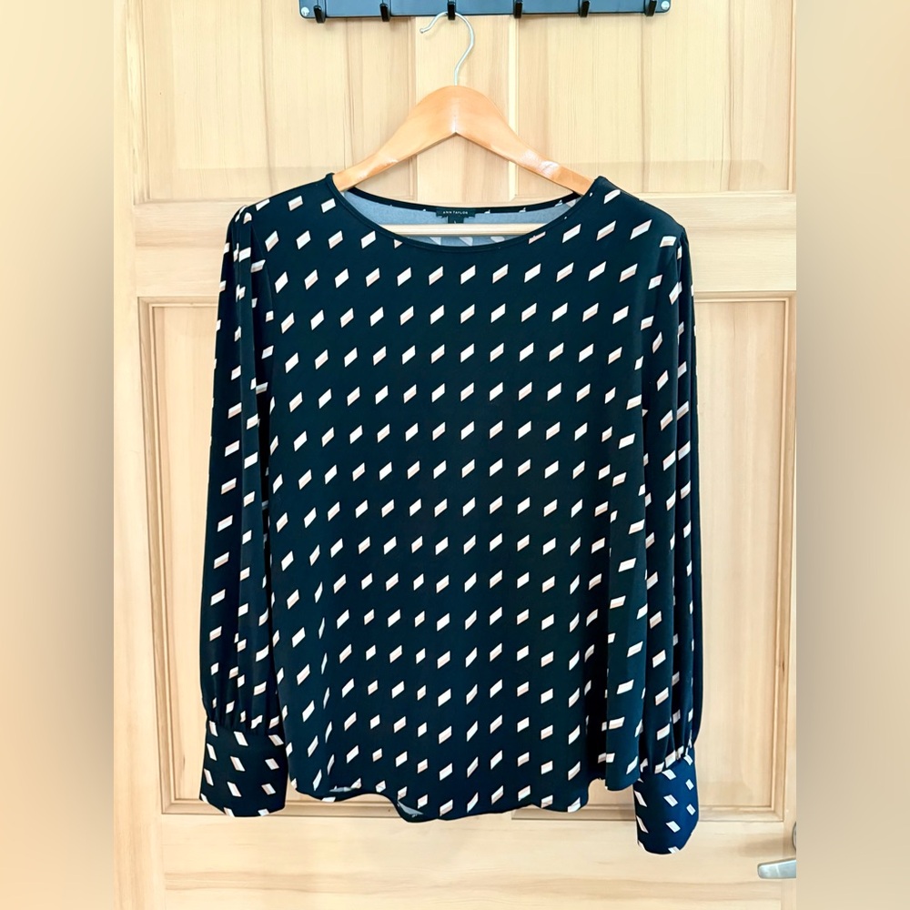 Ann Taylor Geo Pattern Shirt